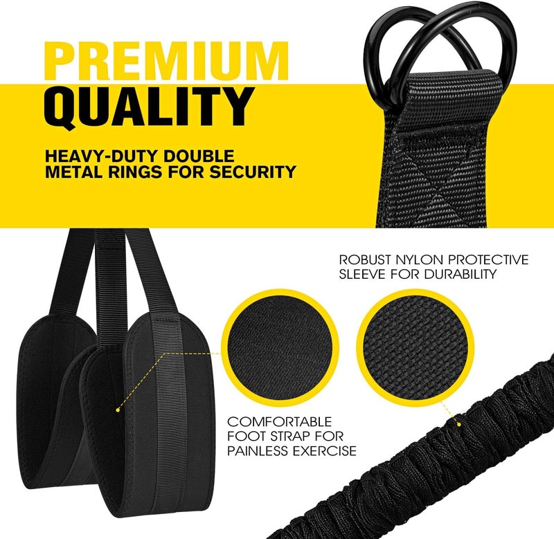 Ayombo Pull Up Assistance Bands, Resistance Bands for Pull Up Bar Workout, Adjustable Heavy Duty Pull Up Assist Equipment with 4 Assistance Bands, Home Gym Fitness Exercise Strength Training - Image 4